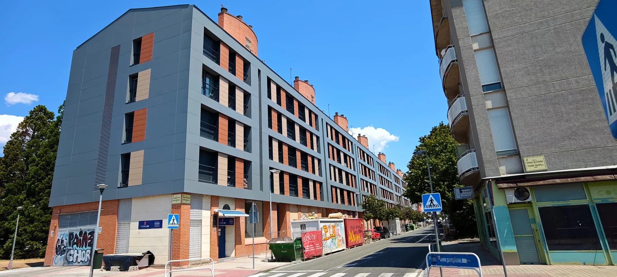 Proyecto de fachada ventilada en Navarra 13